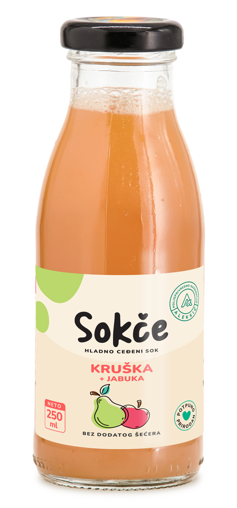 Sokče Sok od kruške i jabuke